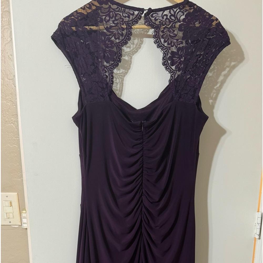 MSK Evening dress lace sleeves size 14
